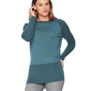Smartwool Women's Mediterranean Green Ripple Creek Merino Wool Tunic Sweater